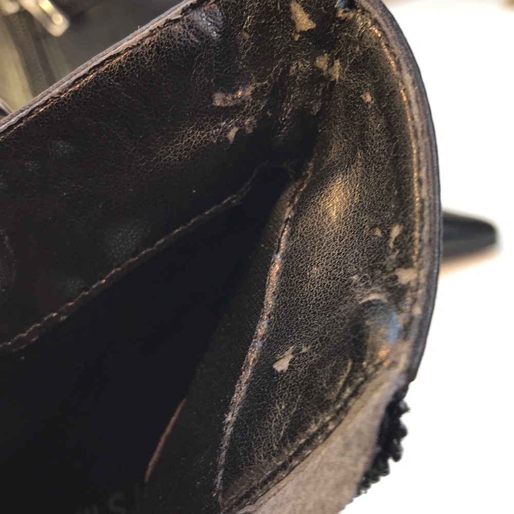 Willi Smith Black Leather Bootie Sz 6.5 Never Worn - Picture 13 of 16